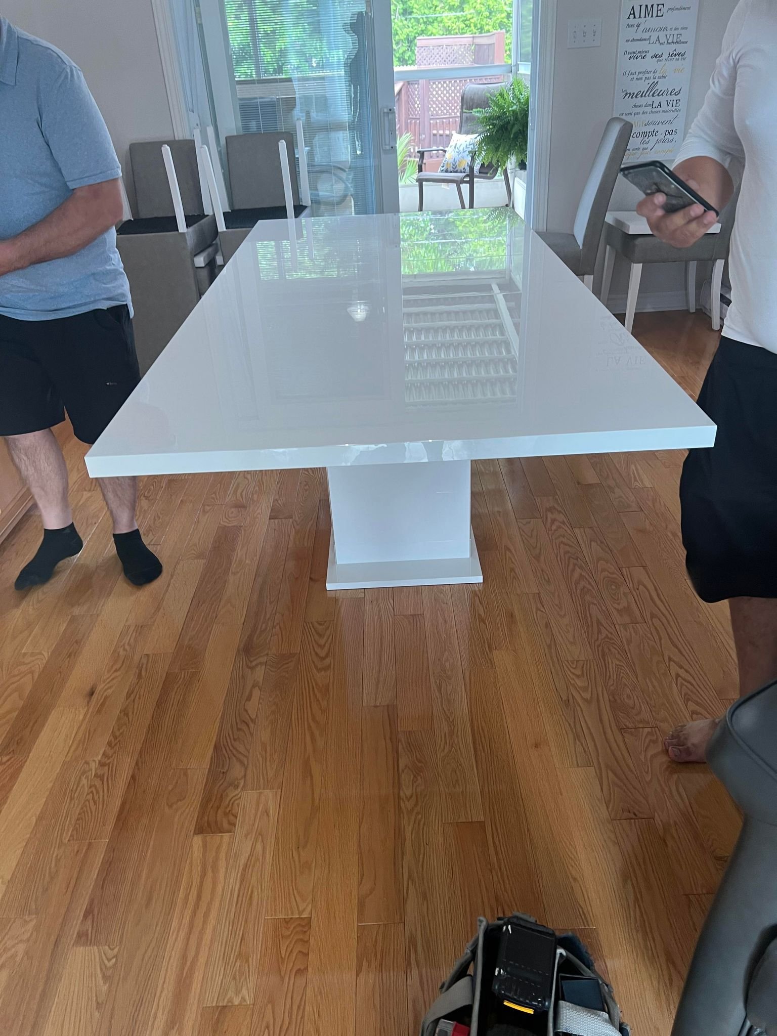 Installation de Table